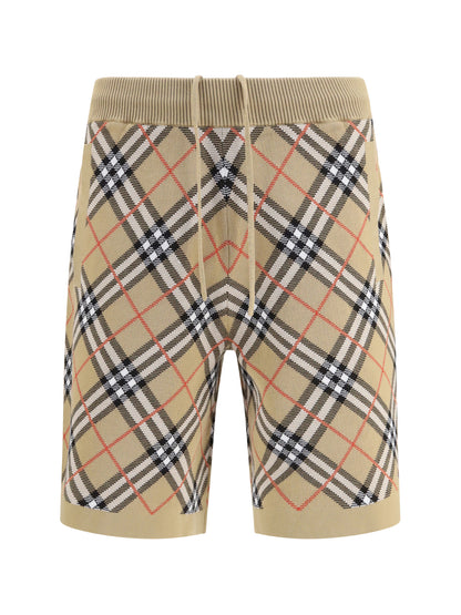 Burberry Check cotton blend Shorts - Sand Ip Check