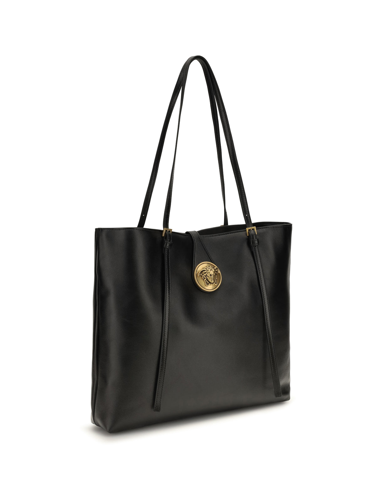 Versace Medusa Tote Bag - Black/Gold