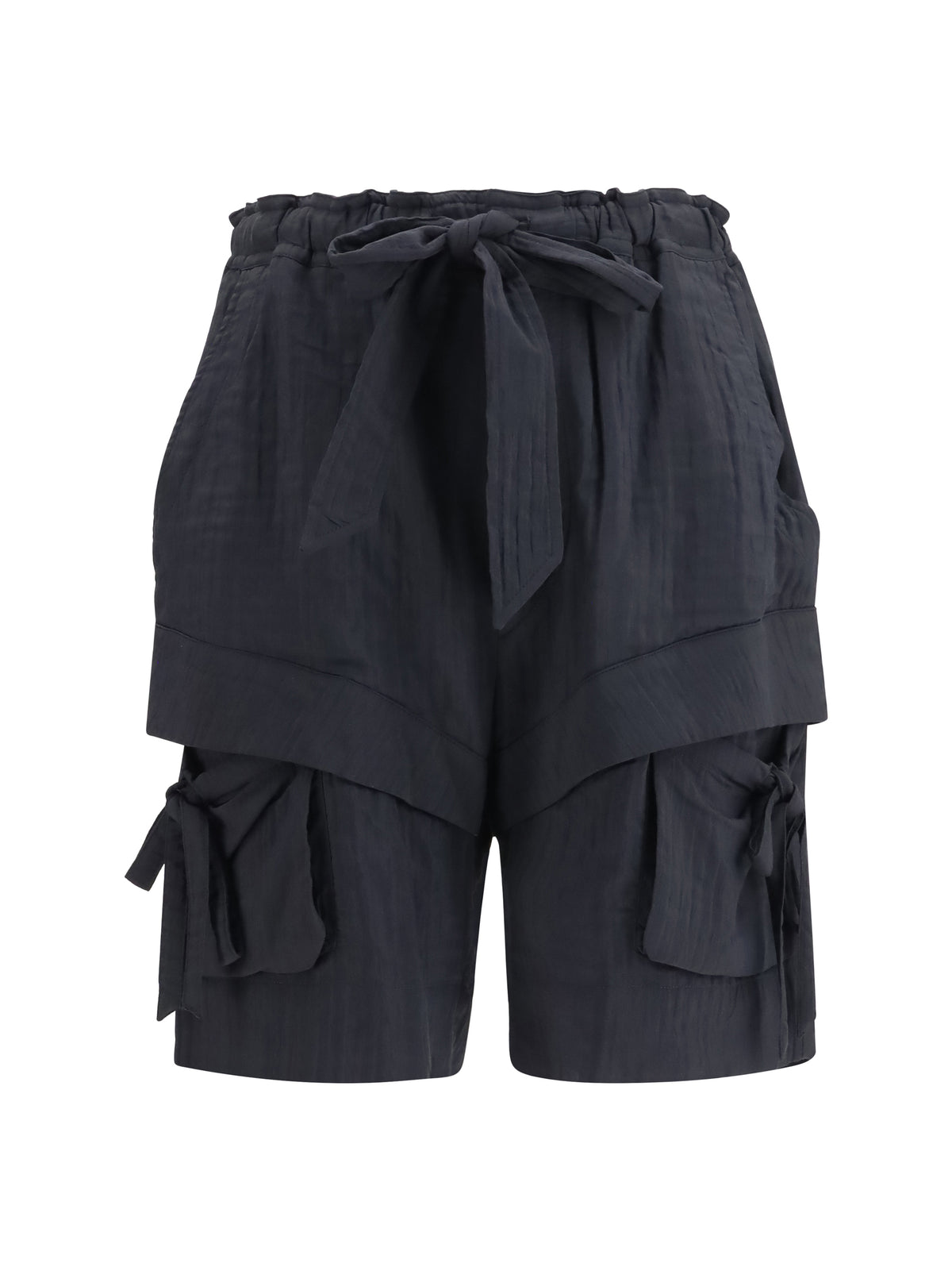 Marant Étoile Viscose and cotton Shorts - Black