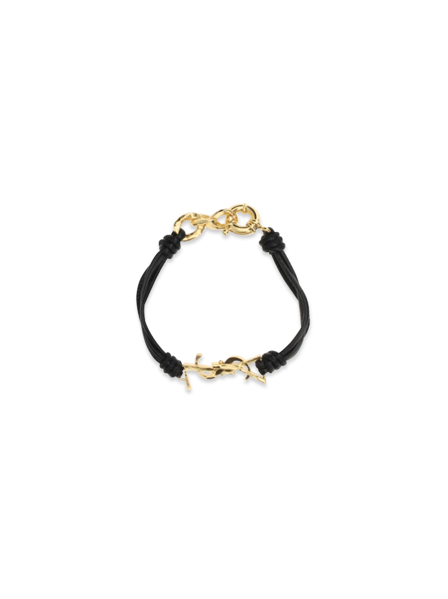 SAINT LAURENT Cassandre multi-wrap Bracelet
