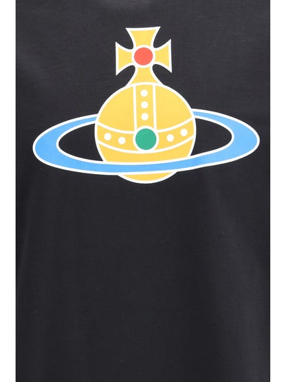 VIVIENNE WESTWOOD T-shirt in cotton with Orb logo