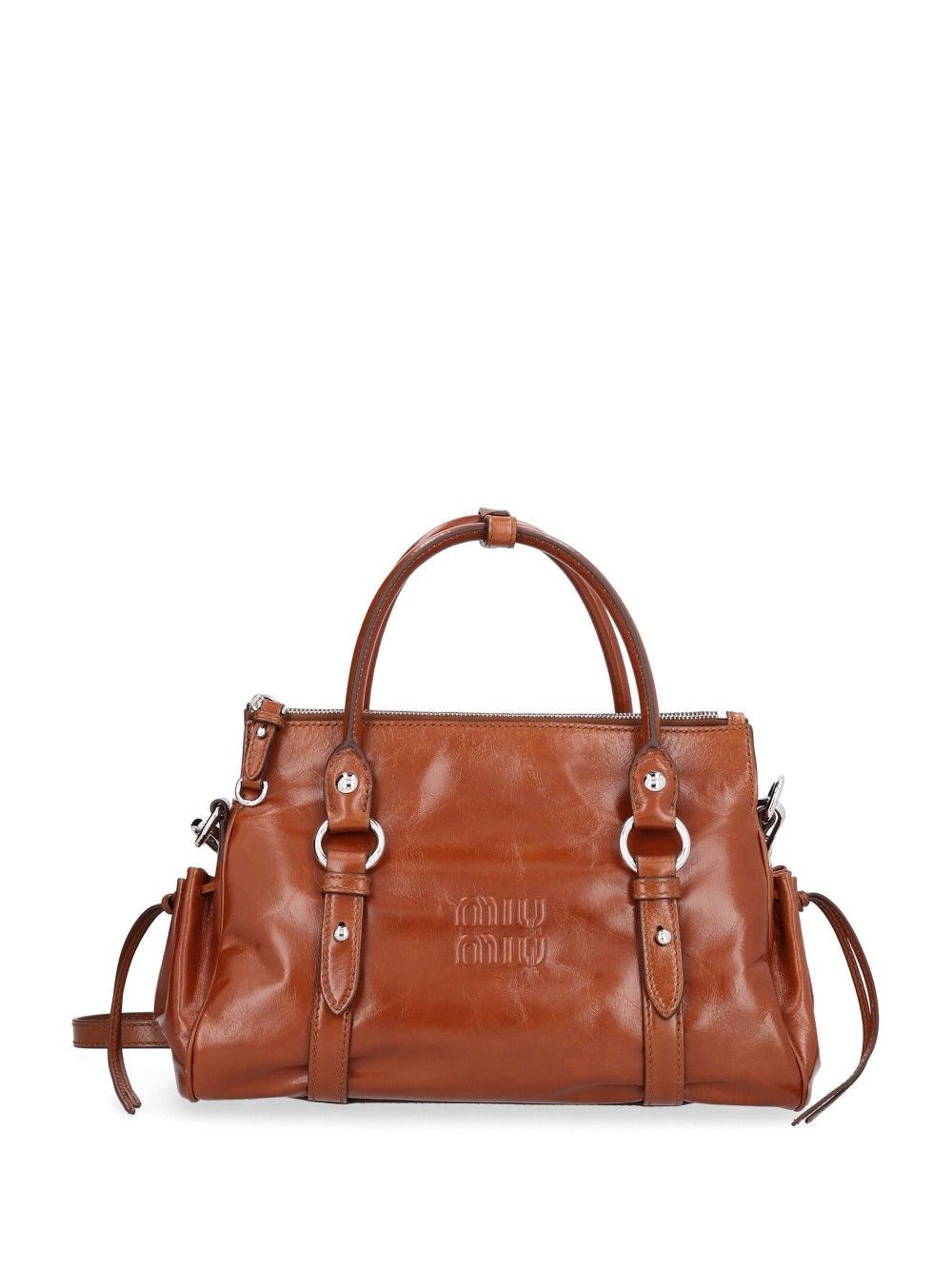 Miu Miu Leather Handbag - Brown