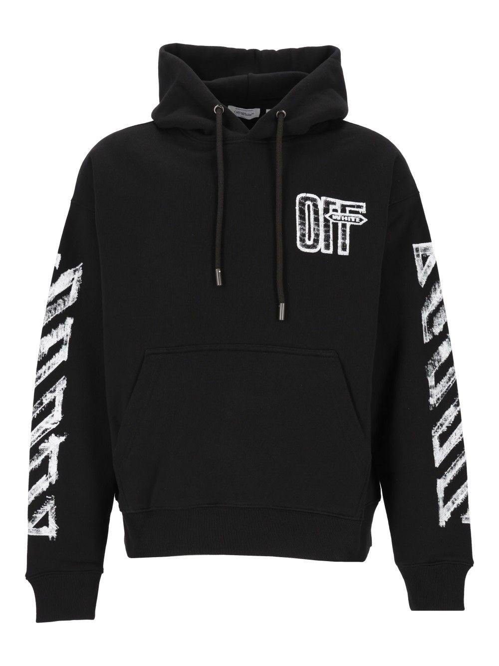 Off-White Motion Arrow Skate Hoodie - Black