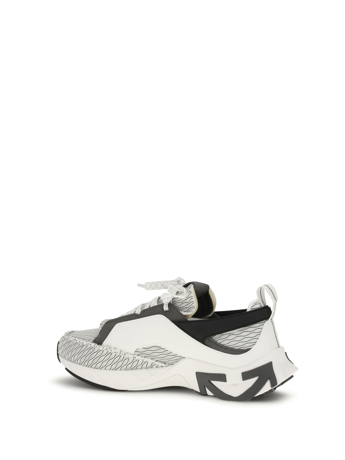 Off-White M-Space Memo Mesh Sneakers - White/Black