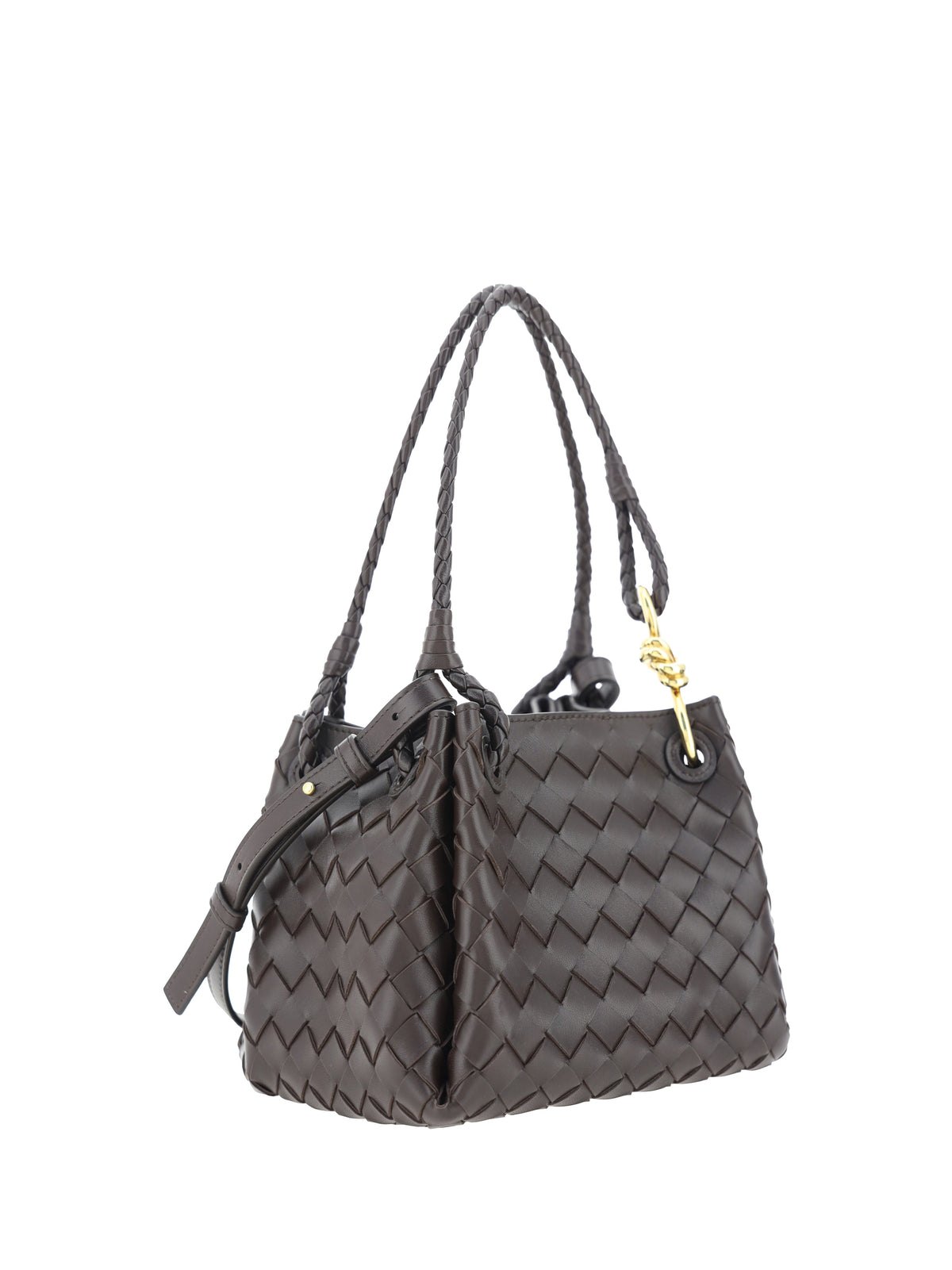 Bottega Veneta Small Parachute Shoulder Bag - Fondant-M Brass