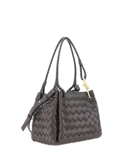 Bottega Veneta Small Parachute Shoulder Bag - Fondant-M Brass