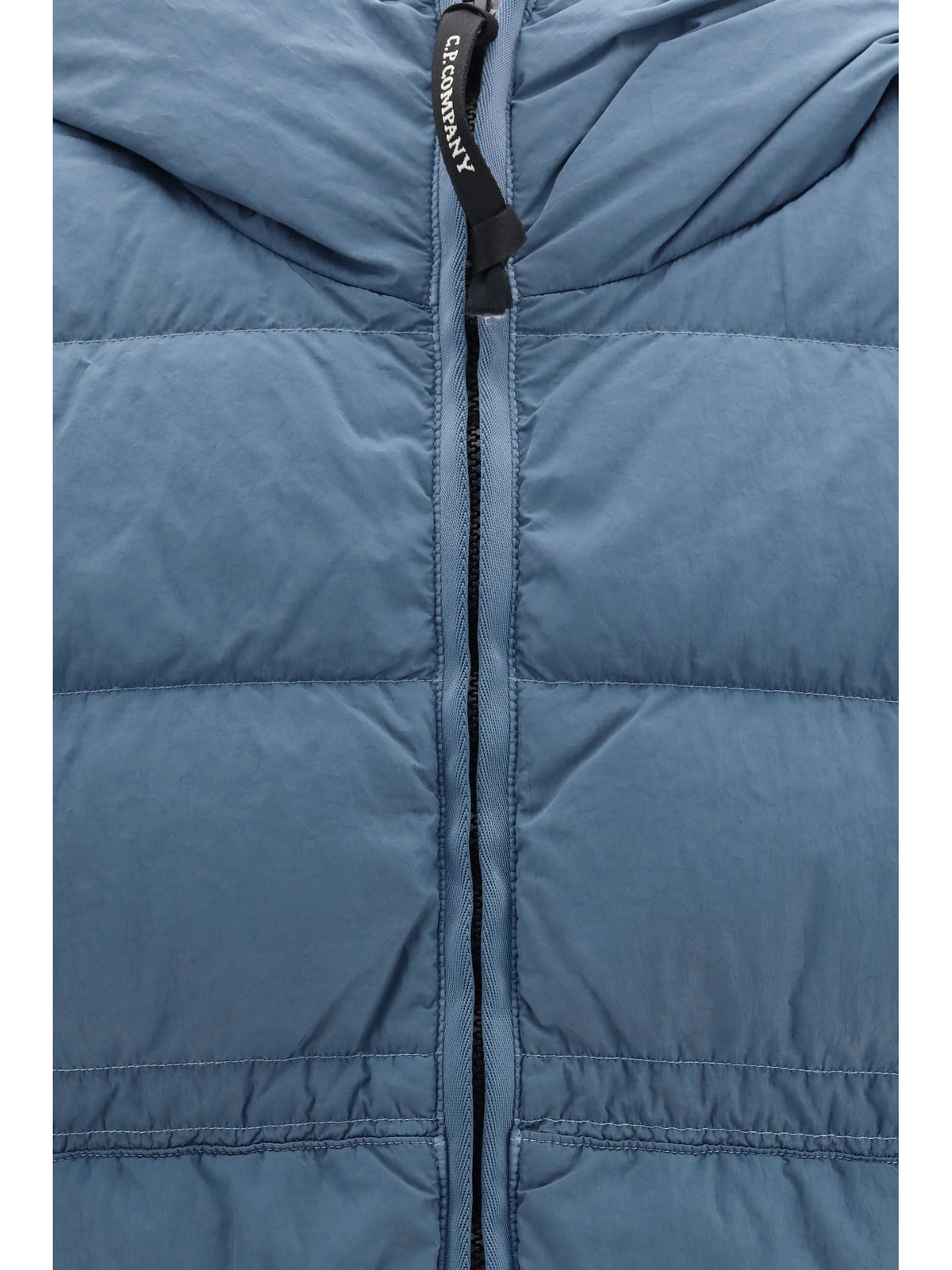 C.P. Company Goggle Hooded Jacket in Chrome-R - Orion Blue