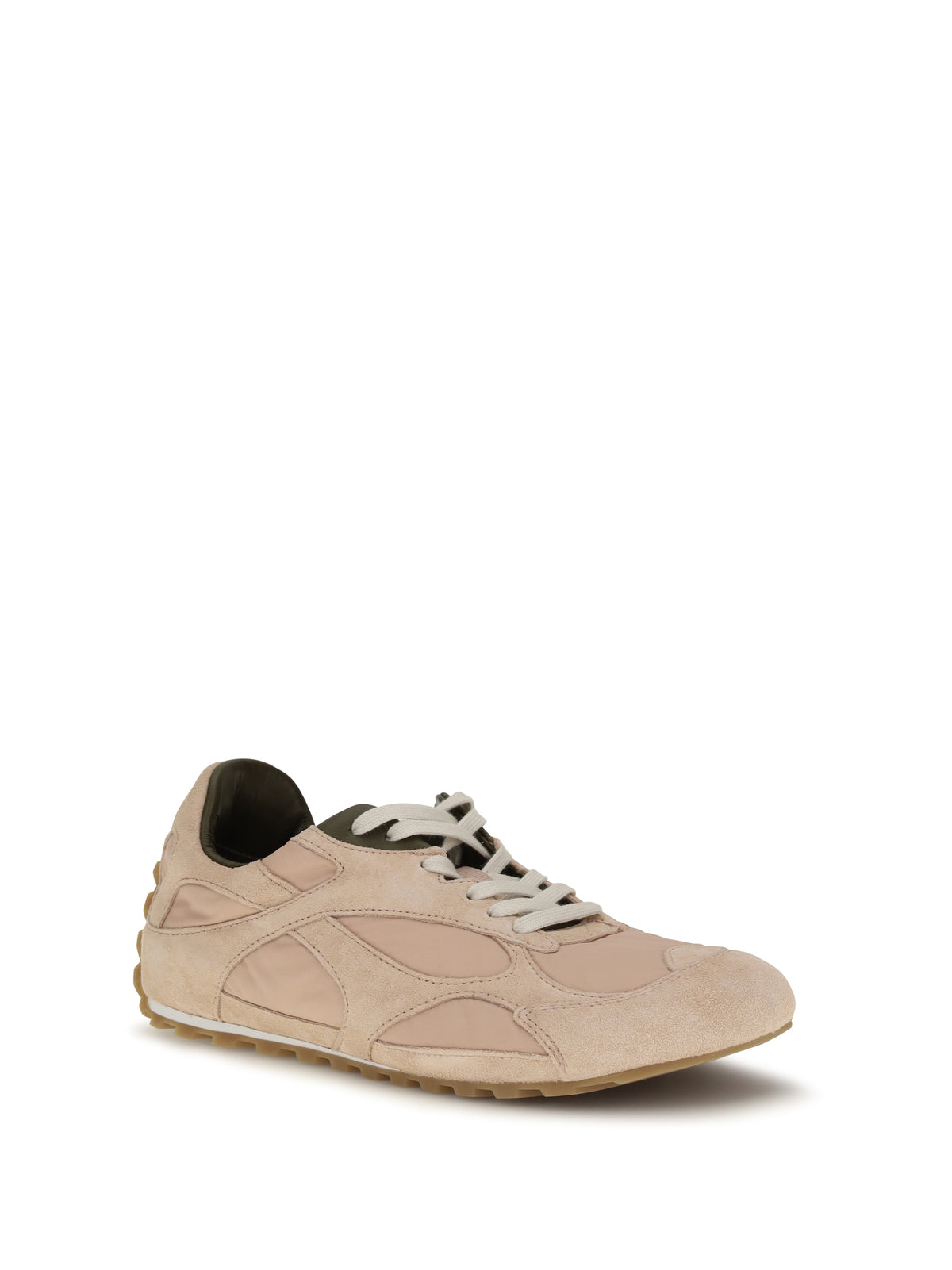 Bottega Veneta Orbit Flash Sneakers - Terra Pink/Olive Oil