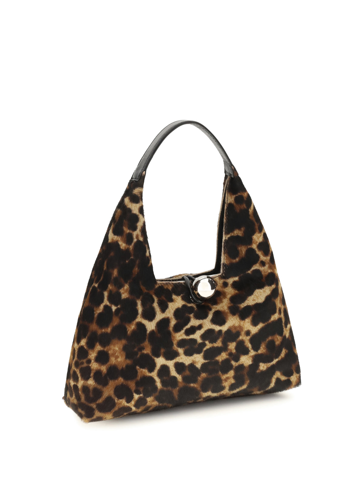Marni Small Trapeze leopard Handbag - Black
