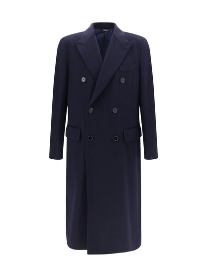 Dolce & Gabbana Double-breasted wool Coat - Blue Scurissimo 1