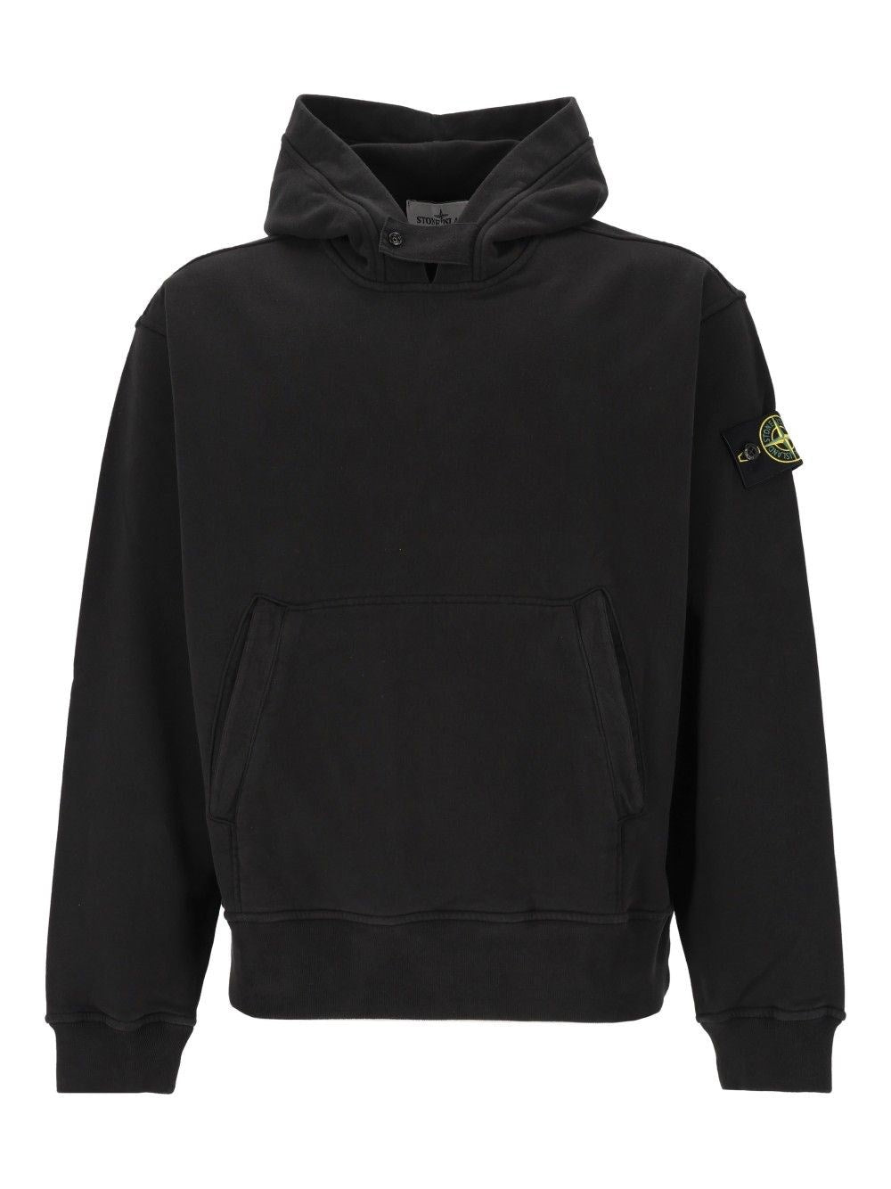 Stone Island Hoodie - Black