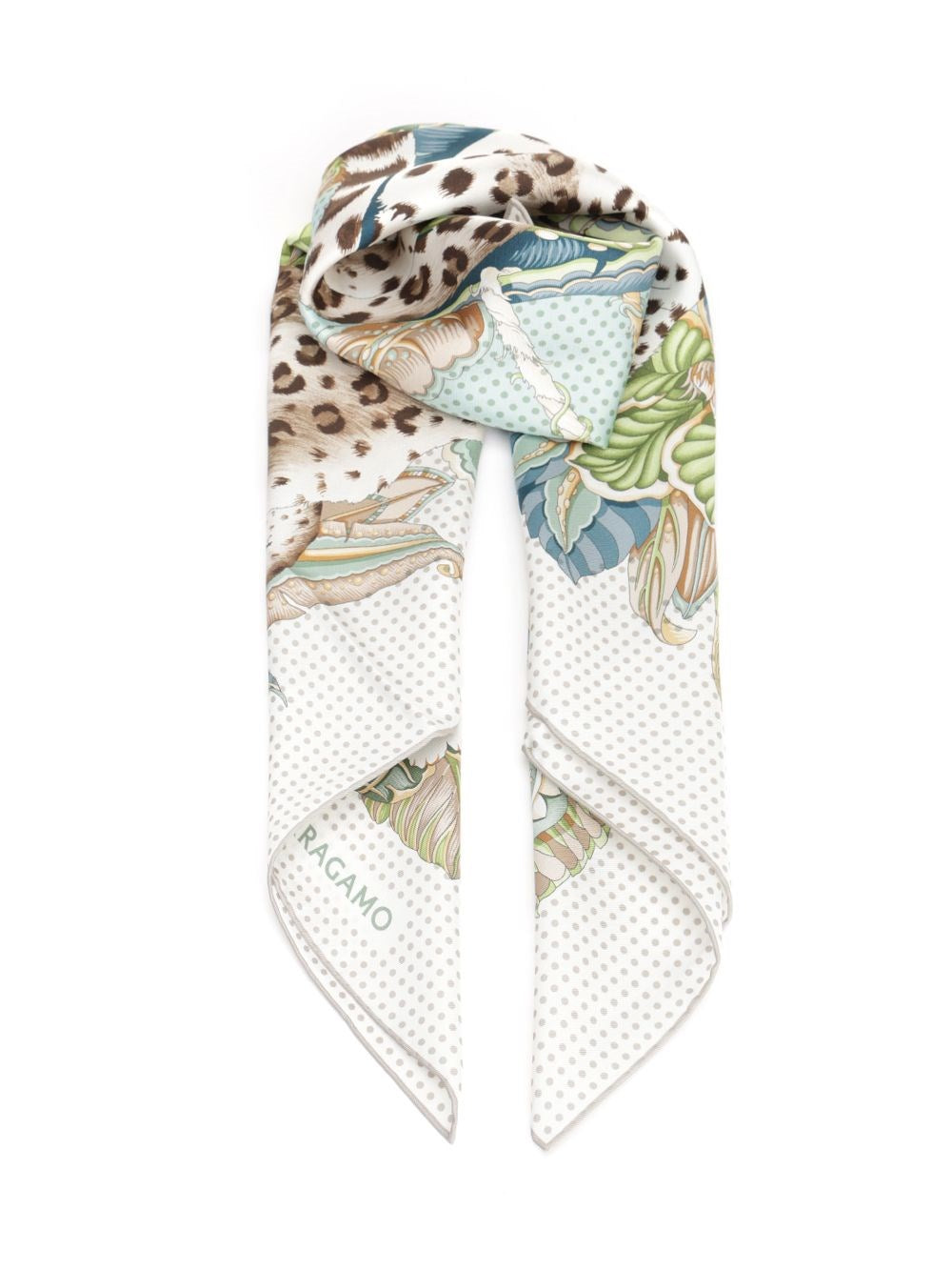 Ferragamo "Ghepardi" Scarf - Multi