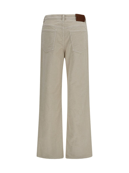 Marni Corduroy flare Pants - Fog