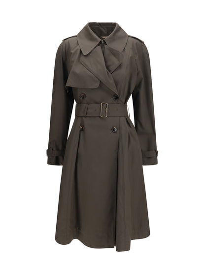 Burberry Pembury cotton gabardine Trench Coat - Estuary Brown