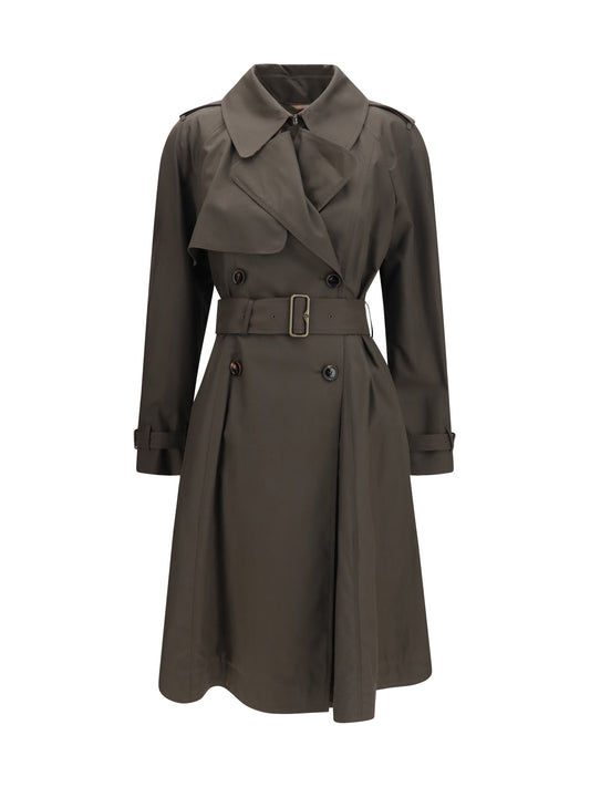 Burberry Pembury cotton gabardine Trench Coat - Estuary Brown