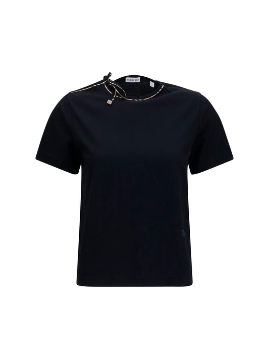 Burberry T-shirt with cut-out detail - Black