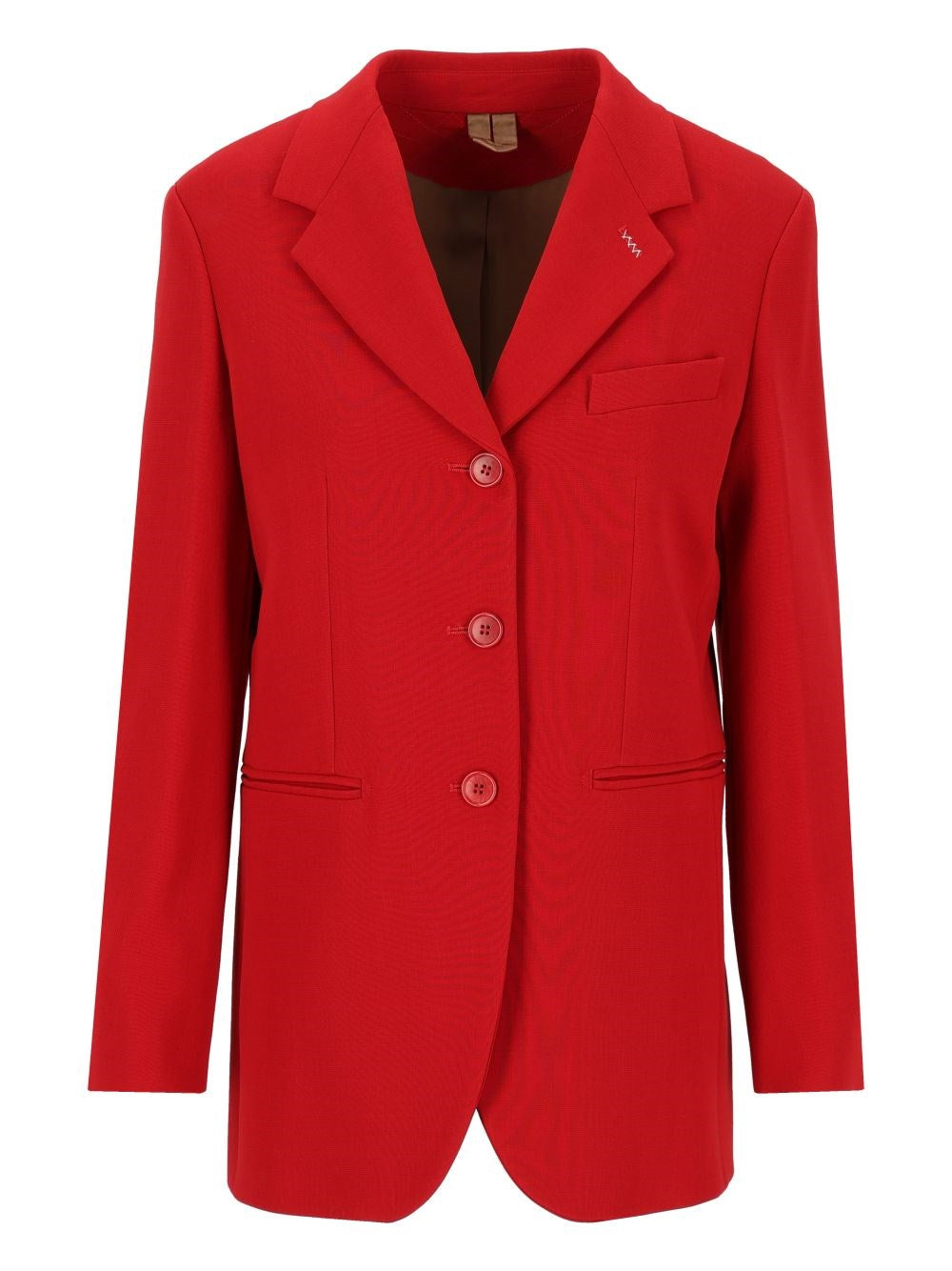 Max Mara Wool Cady Blazer - Red