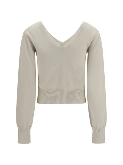 Vivienne Westwood Beatrice V-neck Sweater - Dove White
