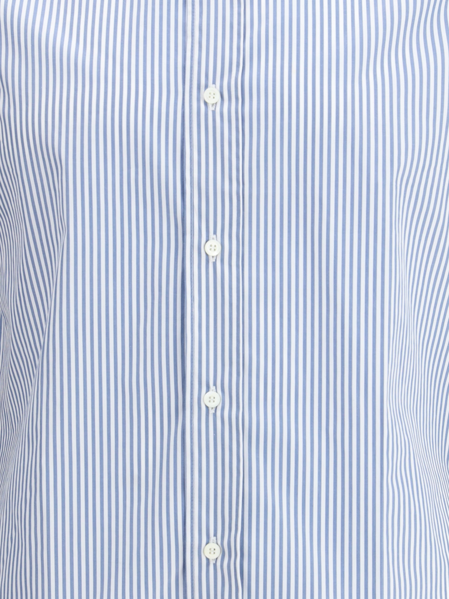 BRUNELLO CUCINELLI Striped long-sleeve Cotton Shirt