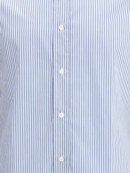 BRUNELLO CUCINELLI Striped long-sleeve Cotton Shirt