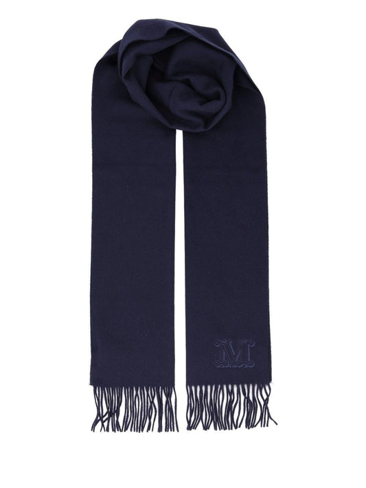 Max Mara Fringed Scarf - Blue