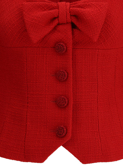 VALENTINO Short Jacket in Plain Wool Tweed