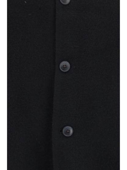Rick Owens Brad virgin wool Coat - Black