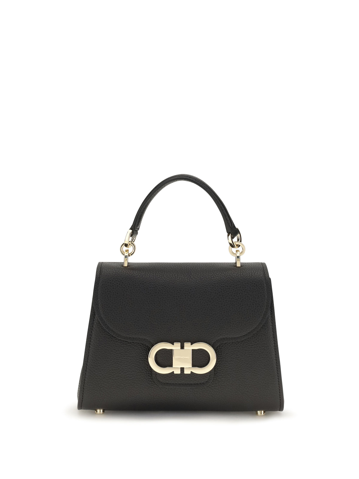 Ferragamo Gancini Mini Handbag - Black