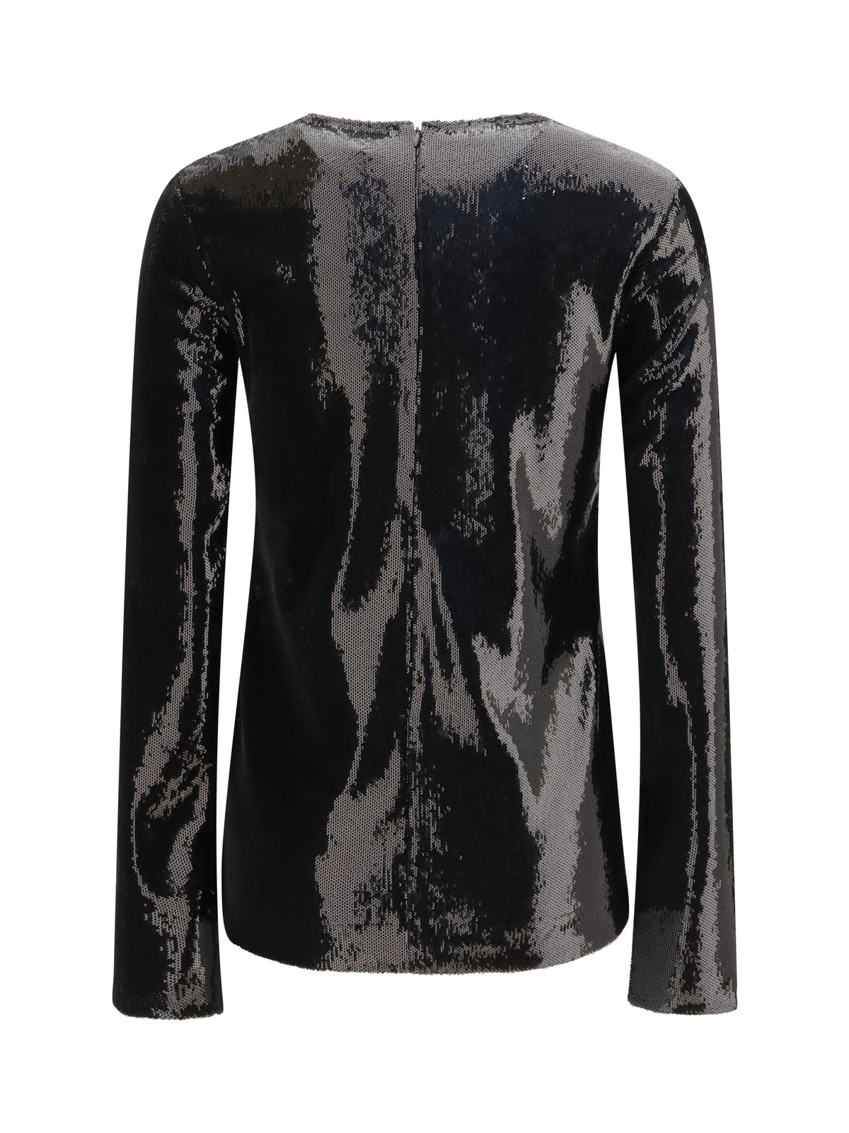 Toteme Long-sleeved sequin Top - Black