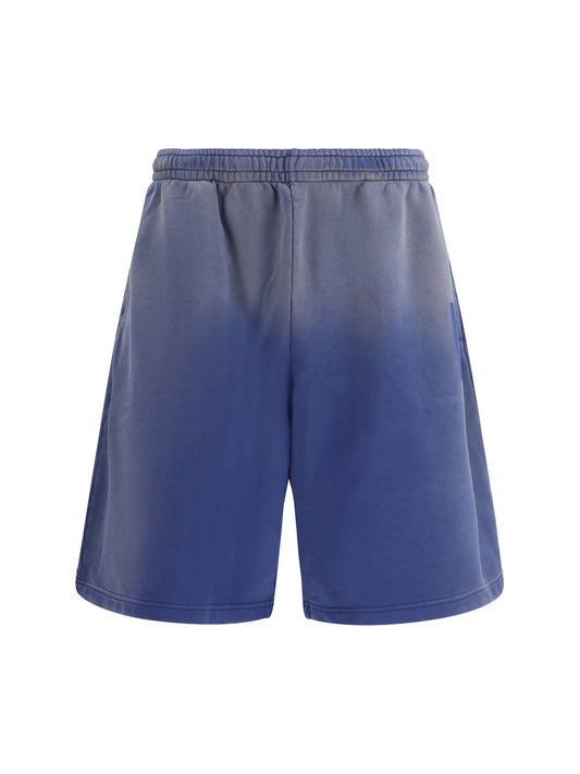MOSCHINO Bermuda sweat Shorts with gradient effect