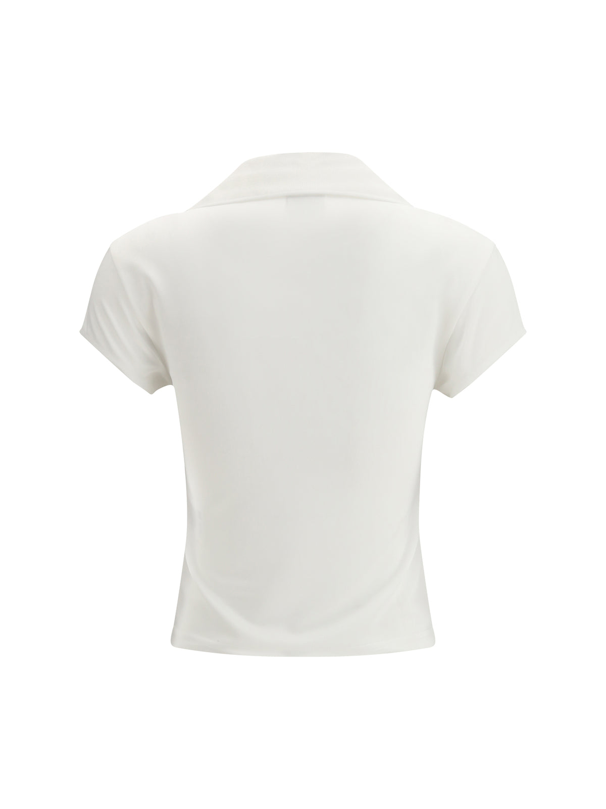 Courrèges Cotton logo Polo - Heritage White/Heritage W