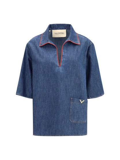 Valentino Denim Shirt - Denim Dark