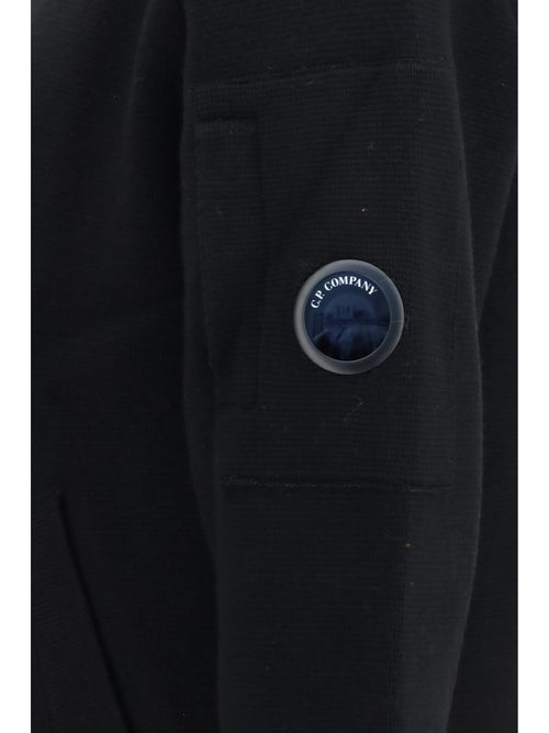 C.P. Company Reversible merino wool and stretch nylon Cardigan - Black