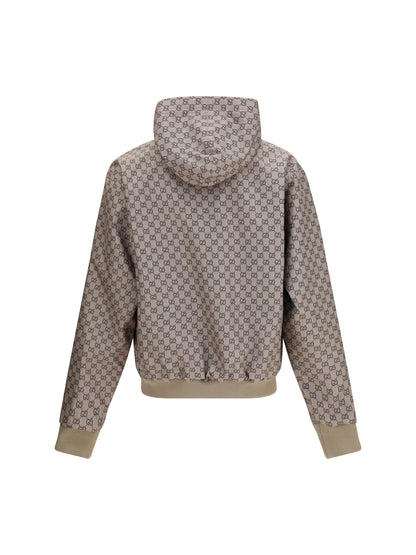 Gucci Reversible zip Jacket in cotton - Black