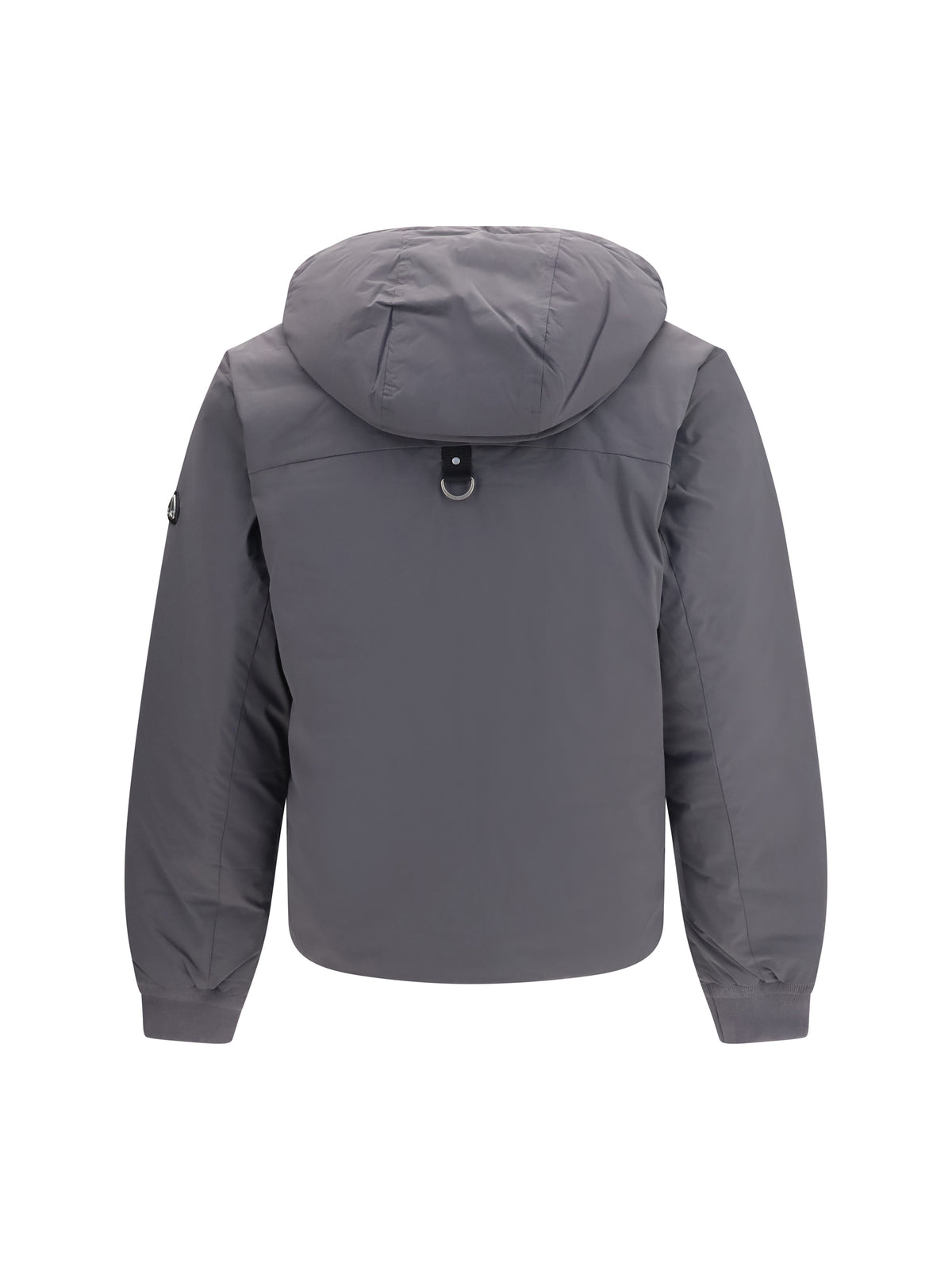 Moose Knuckles Hooded Down Jacket - Cement