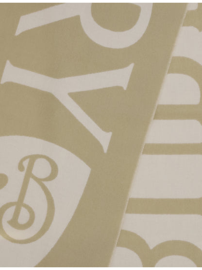 BURBERRY Logo wool Scarf