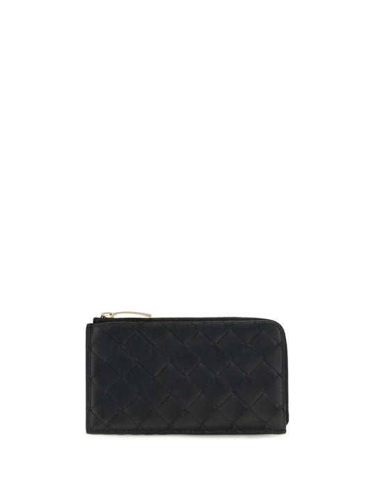 BOTTEGA VENETA Intrecciato zip Card Holder