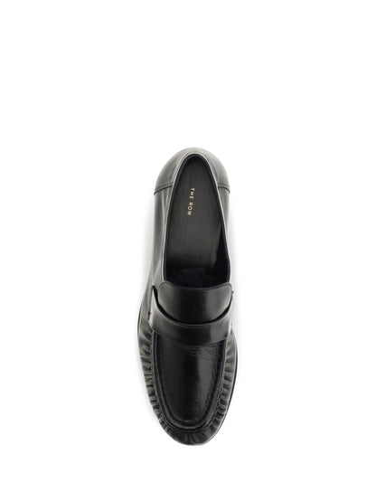 The Row Soft suede Loafers - Black