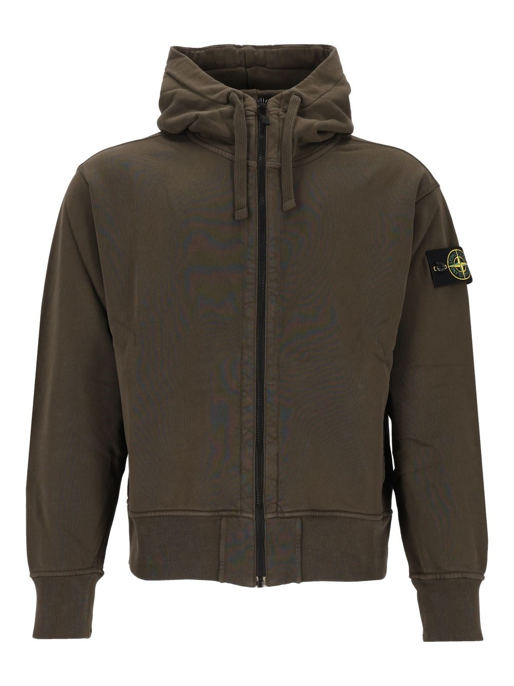 Stone Island Zip-Up Hoodie - Grey
