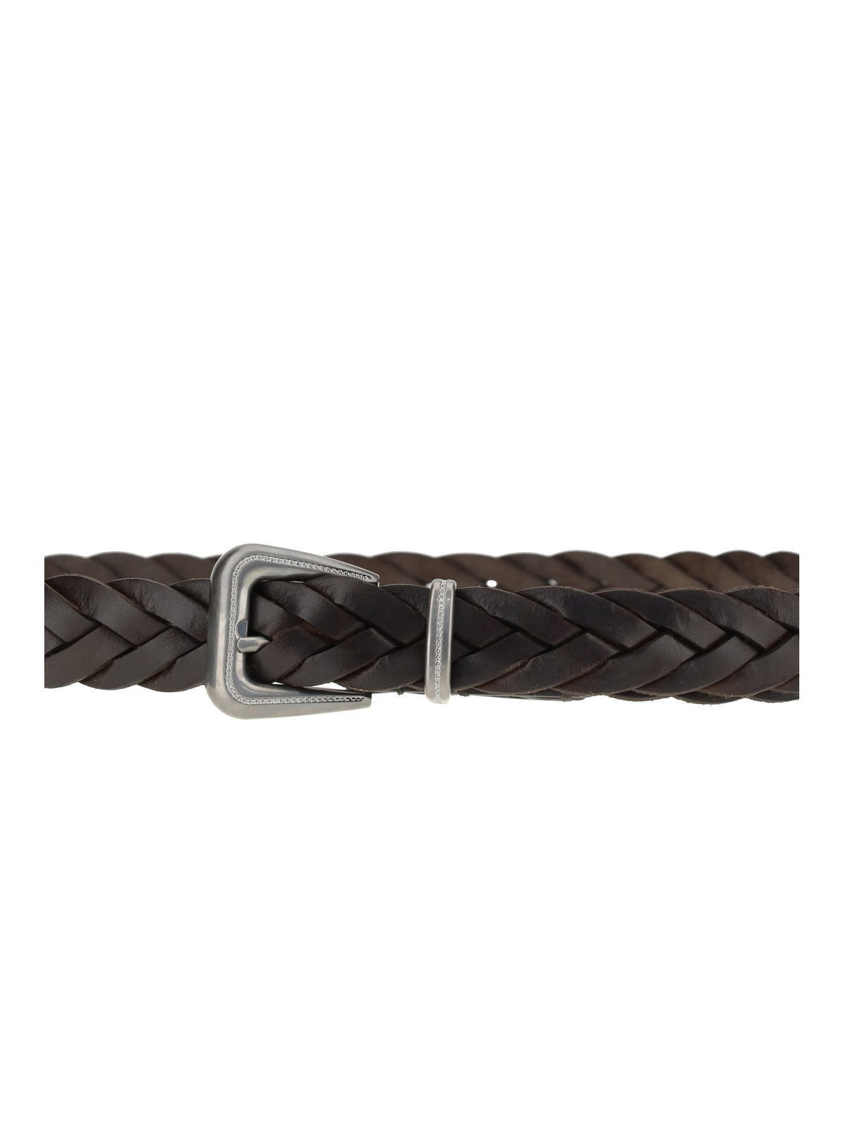 Brunello Cucinelli Woven leather Belt - Testa Di Moro