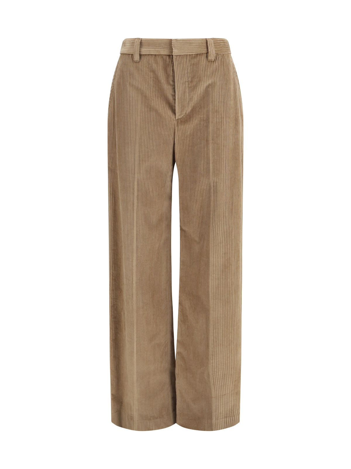 Brunello Cucinelli Cotton velvet Pants - Cappuccino