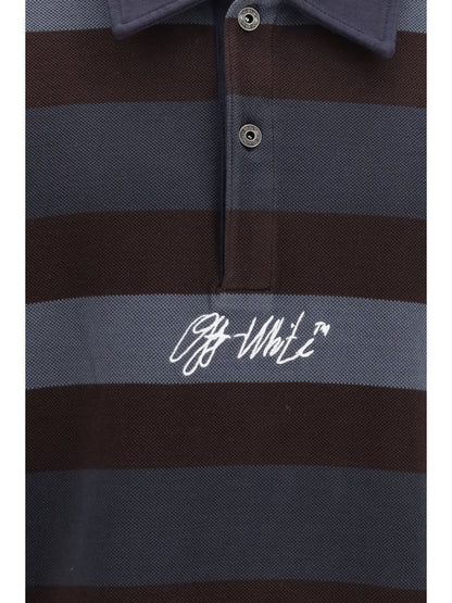 Off-White Stroke Polo Shirt - Multicolor