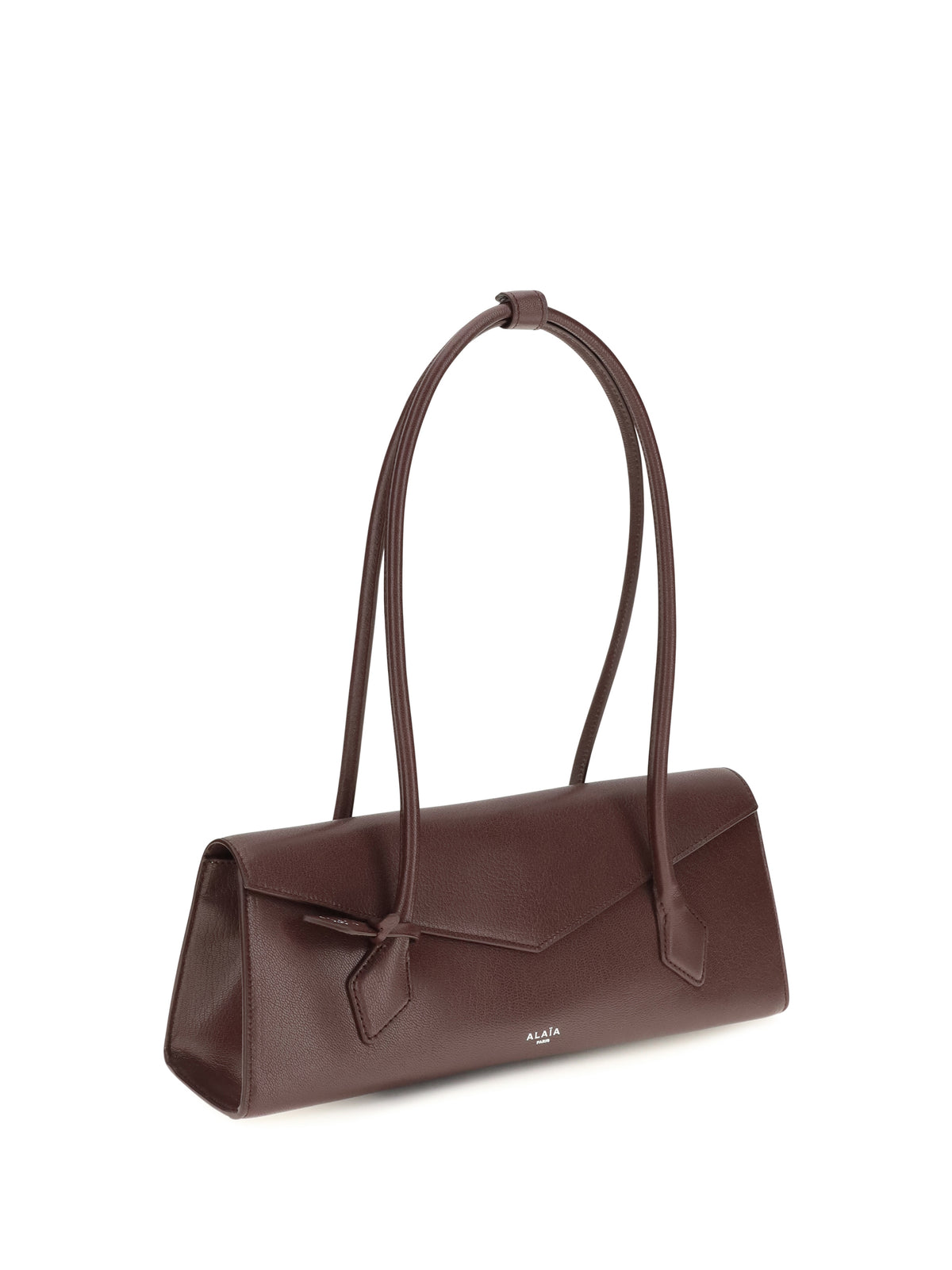 Alaïa Medium Le Teckel Flap Shoulder Bag - Rouge Grenat