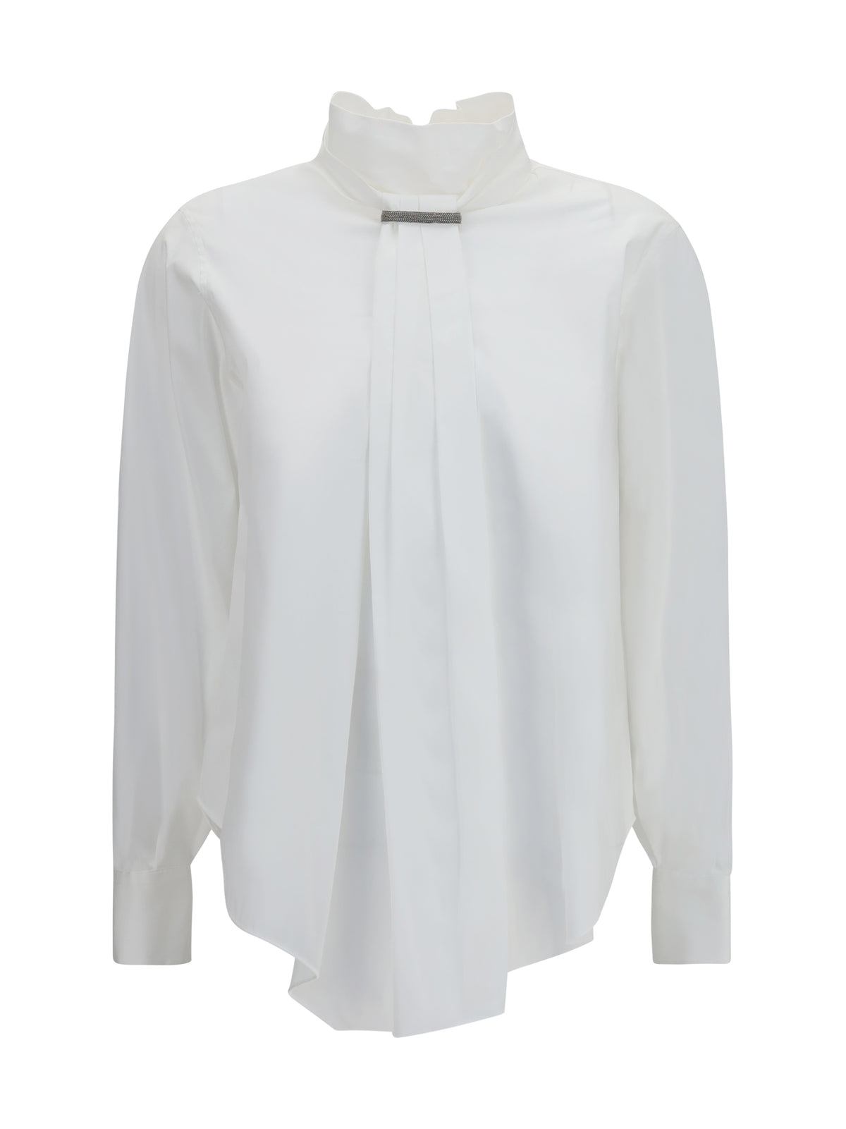 Brunello Cucinelli Blouse with Monili decoration - White