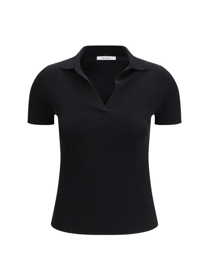 MAX MARA Albero Wool Polo Shirt