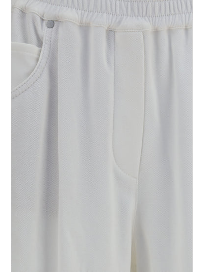 Brunello Cucinelli Cotton piqué Shorts - Offwhite