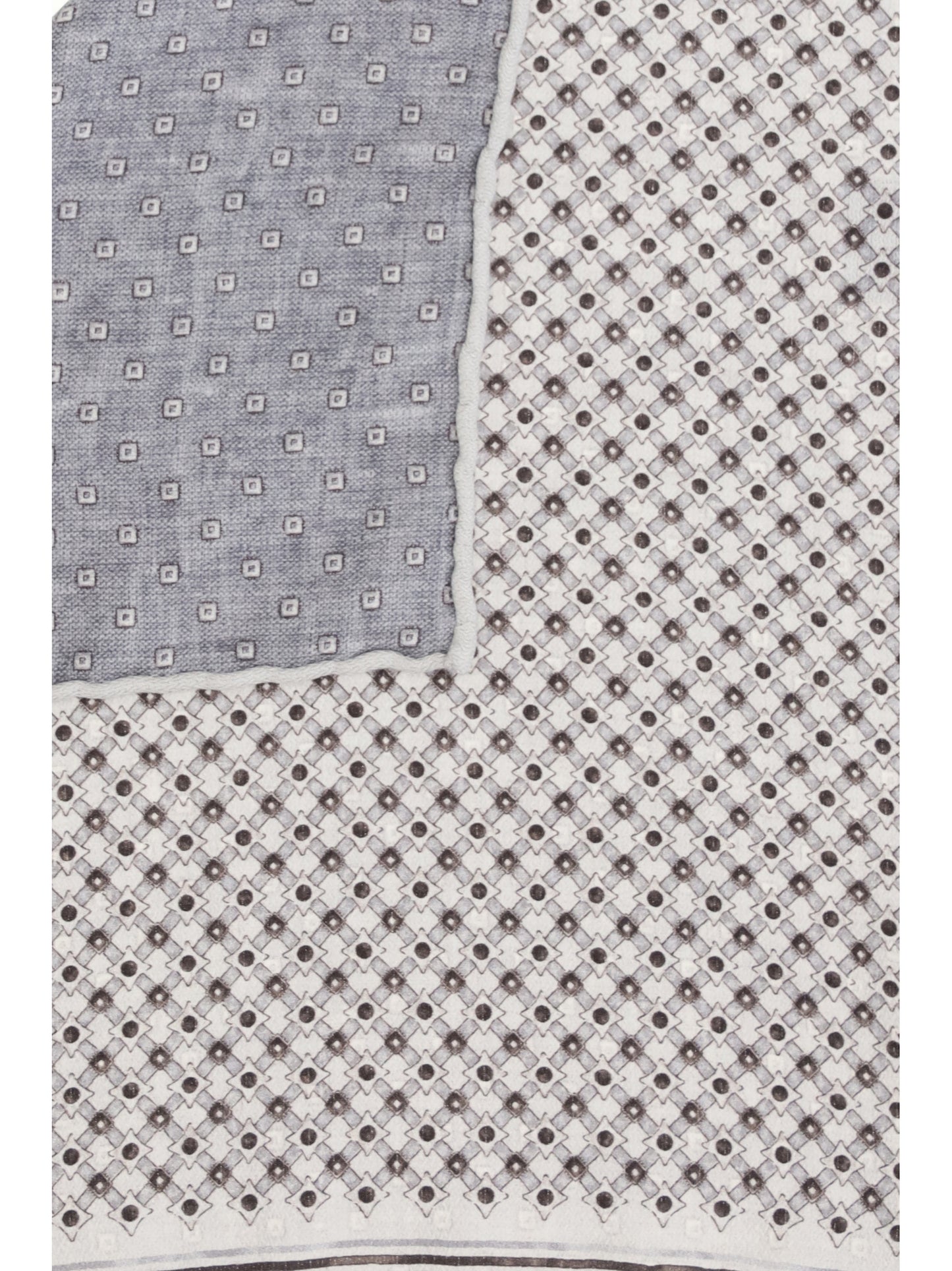 BRUNELLO CUCINELLI Silk Pochette with geometric pattern
