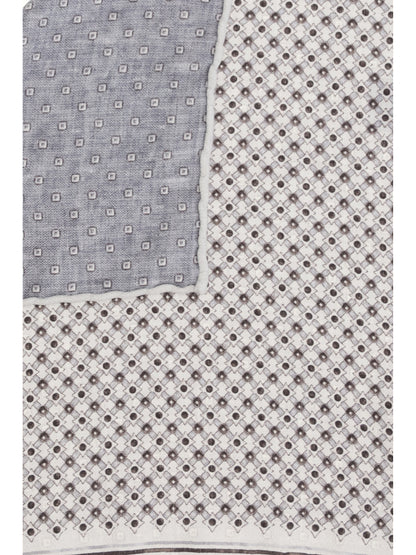 BRUNELLO CUCINELLI Silk Pochette with geometric pattern