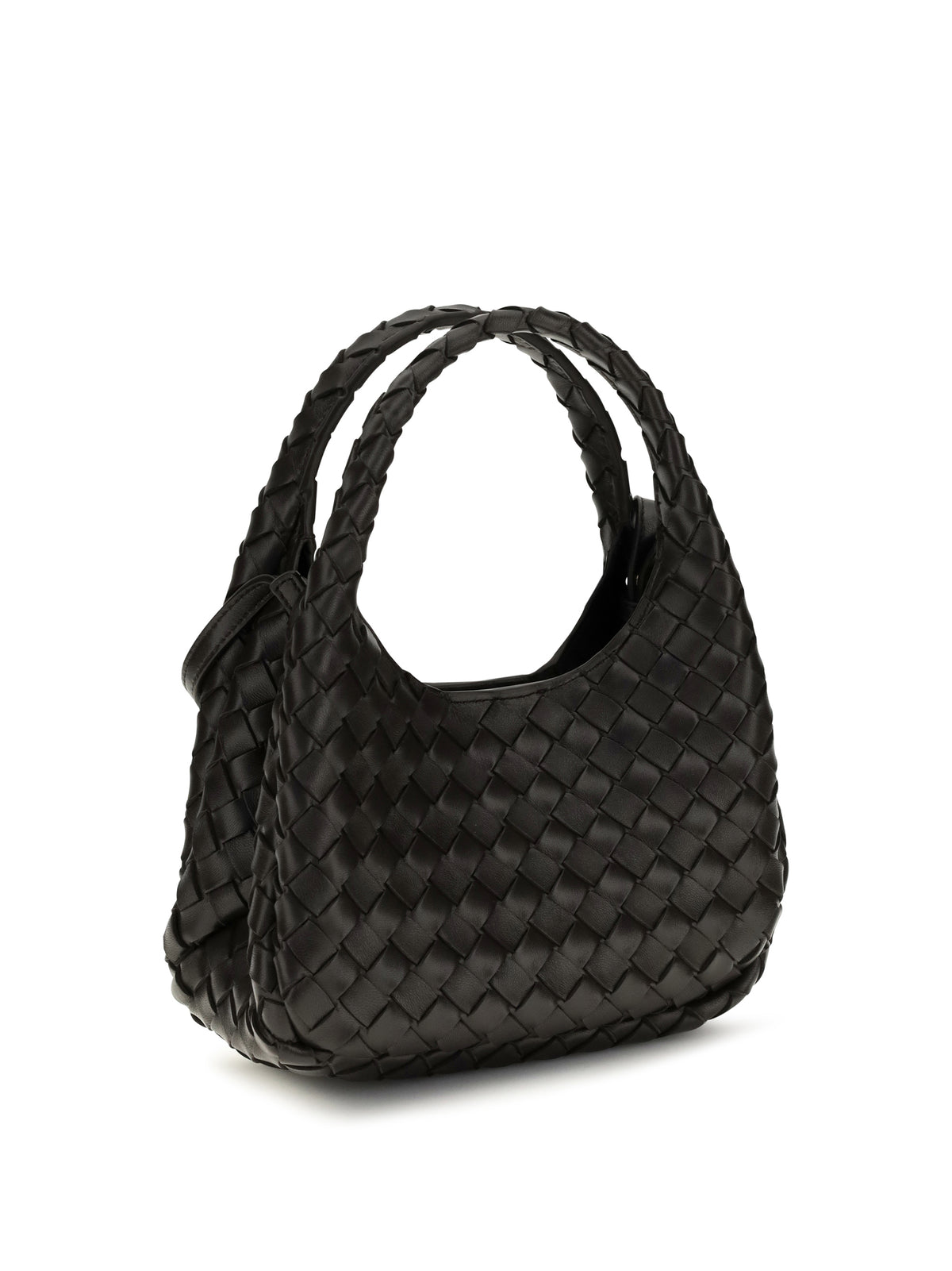 Bottega Veneta Baby Campana leather Handbag - Espresso-M Brass