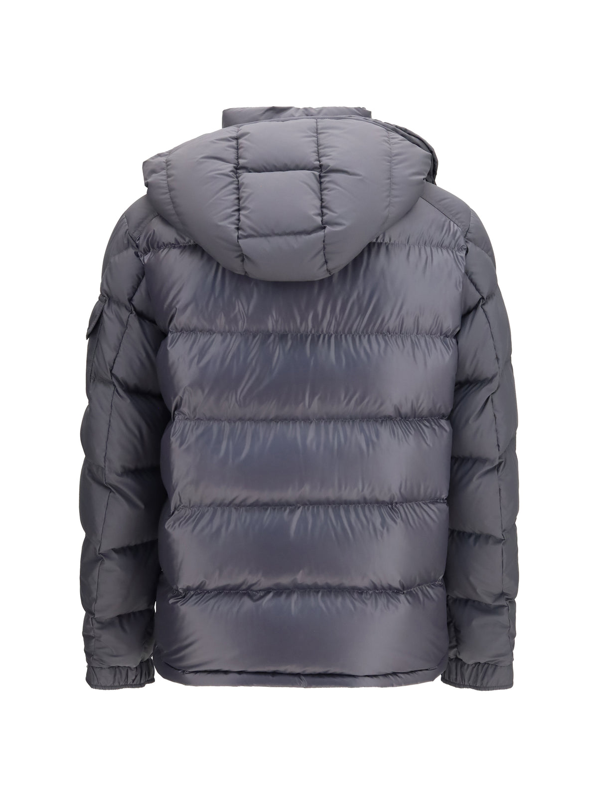 Moncler Maya short padded hooded Jacket - Dark Grey